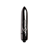 Ro-80mm 7 Speed Midnight Metal Vibrating Bullet 3.25 Inches Black BULLETS