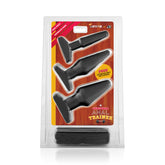Anal Trainer Kit Black - 3 Sizes for Beginners Black > Anal Range > Butt Plug Kits