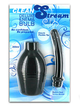 Clean Stream Deluxe Enema Bulb 10.5 Inches Black Douches