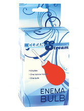 Clean Stream Red Enema Bulb Compact Travel Friendly Red Red Douches