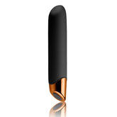 Chaiamo Black Sensual Vibrator with 10 Levels 6.5 Inches Black BULLETS