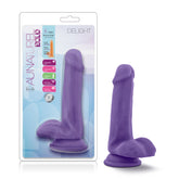 Au Naturel Bold Delight 6 Inch Dildo Purple Purple > Realistic Dildos and Vibes > Slim Dildos