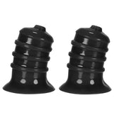 Elong Wide Base Nipsucker Black Black Nipple Suckers