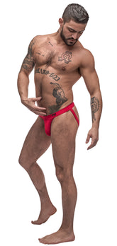 Male Power Pure Comfort Sport Jock for Men Red Large Extra Large Jockstraps