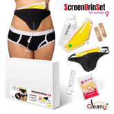 ScreenUrin Set For Her with 1.5m Tube and 80ml Urine Yellow Drug Screening