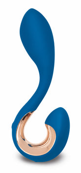 Gpop2 Indigo Blue Anatomic Vibrator 4.92 x 1.1 Inches Blue > Anal Range > Vibrating Butt Plugs