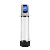 Luxury USB LCD Auto-Pump Clear – Rechargeable Automatic Penis Pump with LCD Screen and Multiple Modes Clear PUMPS Male Electric