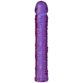 10 In Classic Dong Purple - Textured Body Safe Toy Purple Dongs Big