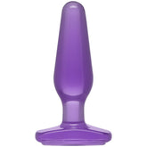 Medium Butt Plug Purple 5 Inch Crystal Jellies Toy Purple > Anal Range > Butt Plugs