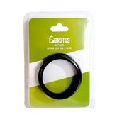 Brutus Flat Slick – 55mm Silicone Cock Ring Black > Cock Ring > Single