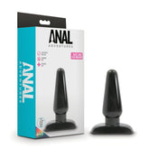 Anal Adventures Basic Anal Plug Medium Black Medium Butt Plugs