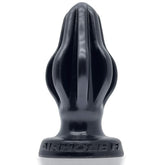 Airhole-2 Finned Buttplug Black - High-Quality Silicone Toy Black Medium > Anal Range > Butt Plugs