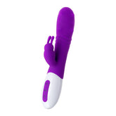 JOS Taty Pulsating Rabbit Vibrator 11cm x 3.9cm Silicone Purple VIBRATORS-RABBIT