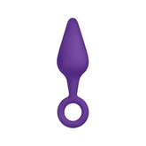 Todo Bung Anal Plug for Beginners with Comfortable Design and Pointed Tip Purple Small > Anal Range > Butt Plugs