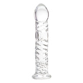 Sexus Glass Dildo Clear 16 Centimeters Body Safe Clear DONGS Glass
