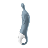 A-mazing 2 Vibrator Grey for A-Spot Stimulation 10 Inch Grey Vibrators - G Spot