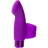 Naughty Nubbies Finger Vibe w Mini Powerbullet Purple Massager Purple Finger Stimulator