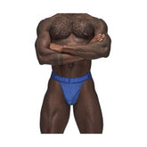 Male Power Sexagon Micro V Thong Blue for Men Blue Large Extra Large Mens G-Strings