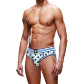 Prowler Blue Paw Open Back Brief for Stylish Comfort Blue Medium Open Back Underwear