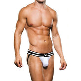 Prowler Jock Black/White Stylish and Comfortable Jock Strap Black Medium Jockstraps