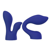 PalmSensual Massager Heads Blue For PalmPower Wand Blue Electric Massager