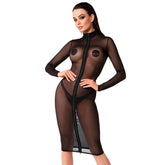 Ecstasy Midi Dress Black Small > Clothes > Dresses and Chemises