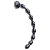 Hosed Beaded Anal Snake (19 Inch, 1.5 Inch Diameter) – Extra-Long Flexible Anal Beads Black > Dildos > Oversized Toys