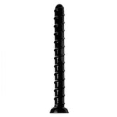 Hosed 18 Inch Swirl Thick Anal Snake 19 Inches Black > Dildos > Oversized Toys