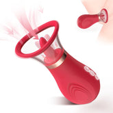 Sybil 3-in-1 – Waterproof Sucking Licking Tickling Stimulator Red > Sex Toys For Ladies > Clitoral Vibrators and Stimulators