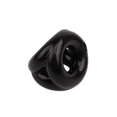 Triangle Ring by Tri-Cock – Phthalate-Free TPE Cock Ring Black One Size > Cock Ring > Sling