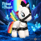 Prism Pearl Bondage Pony – Plush Bondage Accessory Rainbow > Novelties > Gag Gifts