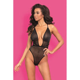 Midnight Spark Mesh Teddy – Sheer Lightweight Lingerie Black Small Medium > Clothes > Teddies