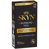 Skyn Supreme Feel – Ultra-Thin Polyisoprene Condoms 10 Pack > Essentials > Condoms