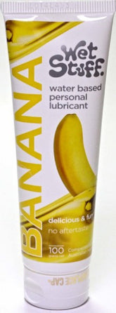Wet Stuff Banana – Edible Silky Lubricant 100g Tube > Lube > Flavoured