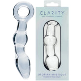 Utopian Mystique – 5.2 Inch Ribbed Glass Anal Dildo > Glass > Dildos