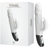 Rotating Rabbit Rechargeable Silicone Vibrator – 13cm Insertable Length Rabbit Vibrator White > Vibrators > Ladies > Rabbit