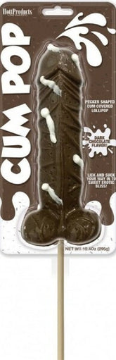 Cum Pops Dark Chocolate – Pecker Shaped Chocolate Lollipop > Novelties > Candy & Edible Items