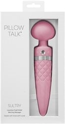 Pillow Talk Sultry Dual Ended Warming Massager Pink Pink Electric Massager
