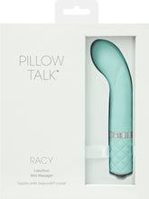 Pillow Talk Racy Teal Mini Vibrator for Pleasure Teal Vibrators - G Spot