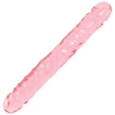 Crystal Jellies 12 Inch Double Dong Pink Pink Pink Double Dongs