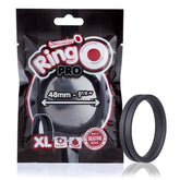 RingO Pro XL – Body-Safe Stretchy Penis Ring With Wider Band for Comfort Black > Cock Ring > Single