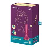 Satisfyer Plug-ilicious 2 Berry Pleasure Plug Red Butt Plugs - Vibrating
