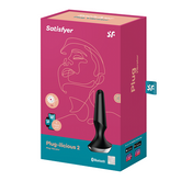 Satisfyer Plug-ilicious 2 Black Anal Vibrator Black Butt Plugs - Vibrating