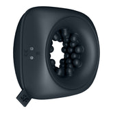 Satisfyer Ring Stroker Pocket Size Vibrating Masturbator with Silicone and 12 Vibration Modes Strokers - Manual