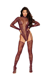 Teddy Bodystocking (Cherry Lacquer) – One Size Bodystocking > Clothes > Bodies and Playsuits