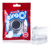 RingO 2 Dual Cock Ring – Penis Ring for Shaft and Testicles Isolation Clear > Cock Ring > Single