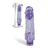 Adam & Eve Chubby Fun Vibe – 22.9 cm Thick Textured Vibrator Purple VIBRATORS