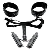 Master Series Acquire Thigh Harness and Wrist Cuffs – Restraint Set > Bondage Gear > Restraints