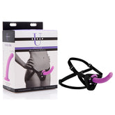 XR Navigator Strap On Adjustable Harness With G Spot Dildo 7" Inches Purple Purple > Dildos > Strap On Harnesses