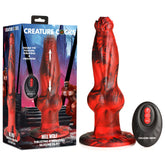 Creature Cocks Hell Wolf – USB Rechargeable Thrusting 22 cm Dildo Red > Dildos > Fantasy
